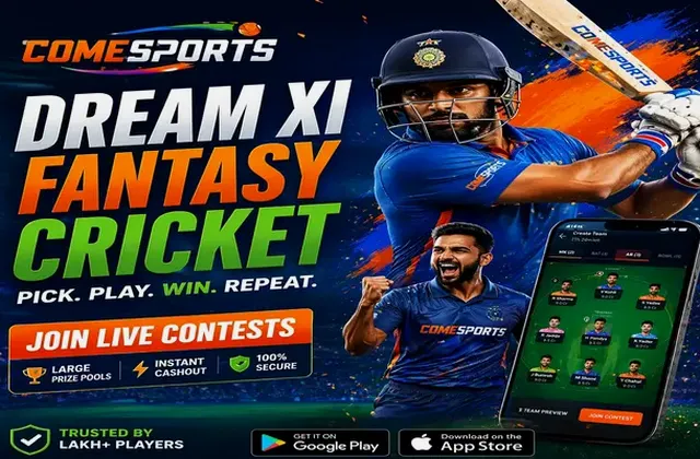 ComeDream11 Guru (come dream11 prediction) fantasy cricket & matchday visual 1
